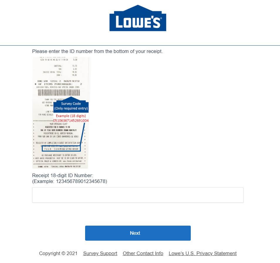 www.Lowes.Com Survey