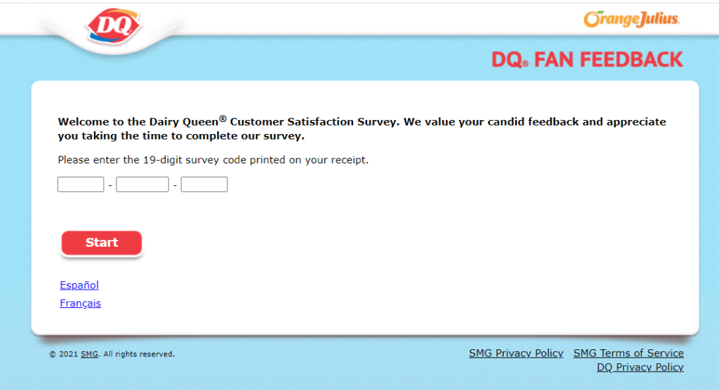 Dairy Queen Customer Satisfaction Survey