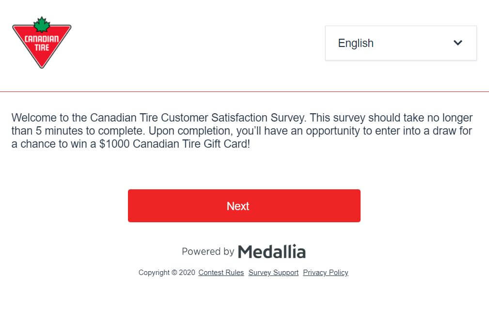 Canadian Tire Customer Satisfaction Survey
